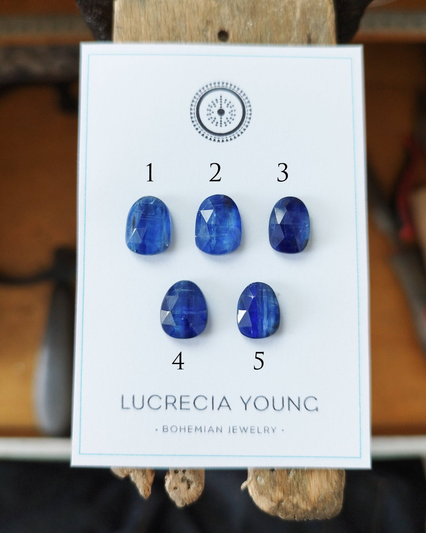 Anillo AQUA - CIANITA AZUL