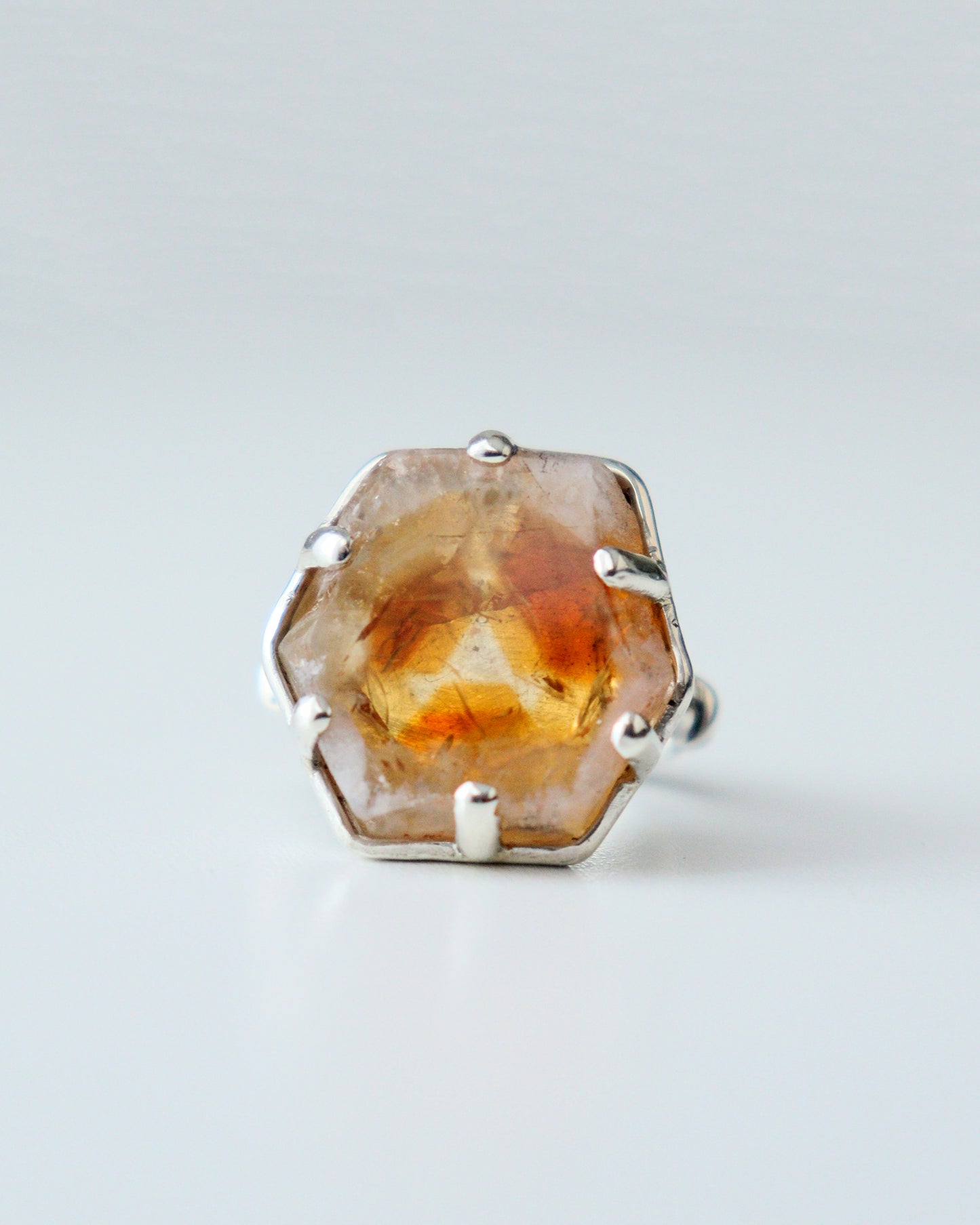 Anillo RODAJA DE CITRINO