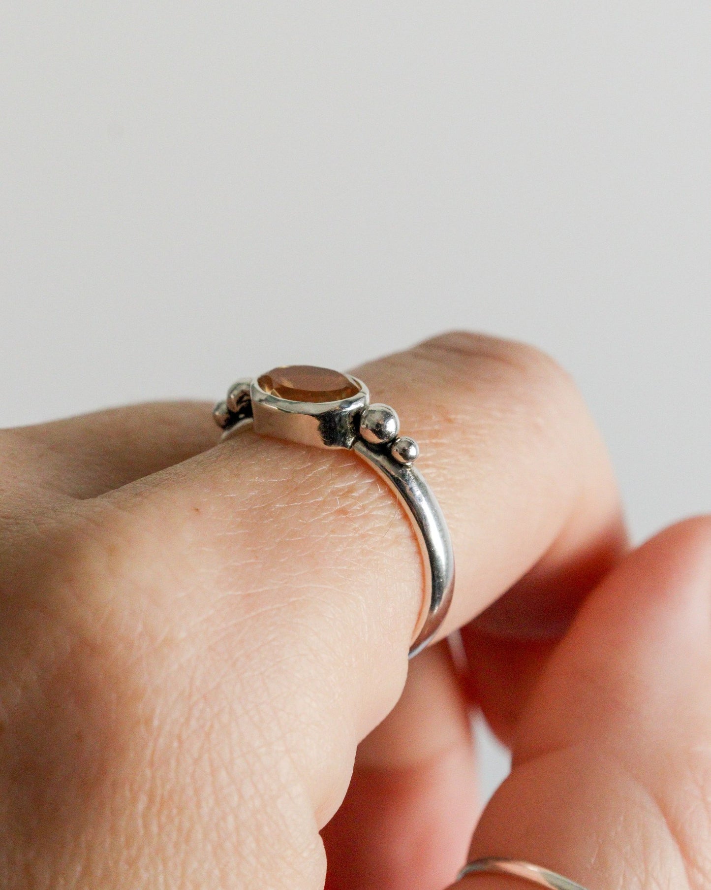 Anillo AQUA | Citrino facetado | si lo quieres por encargo, ¡escríbeme!