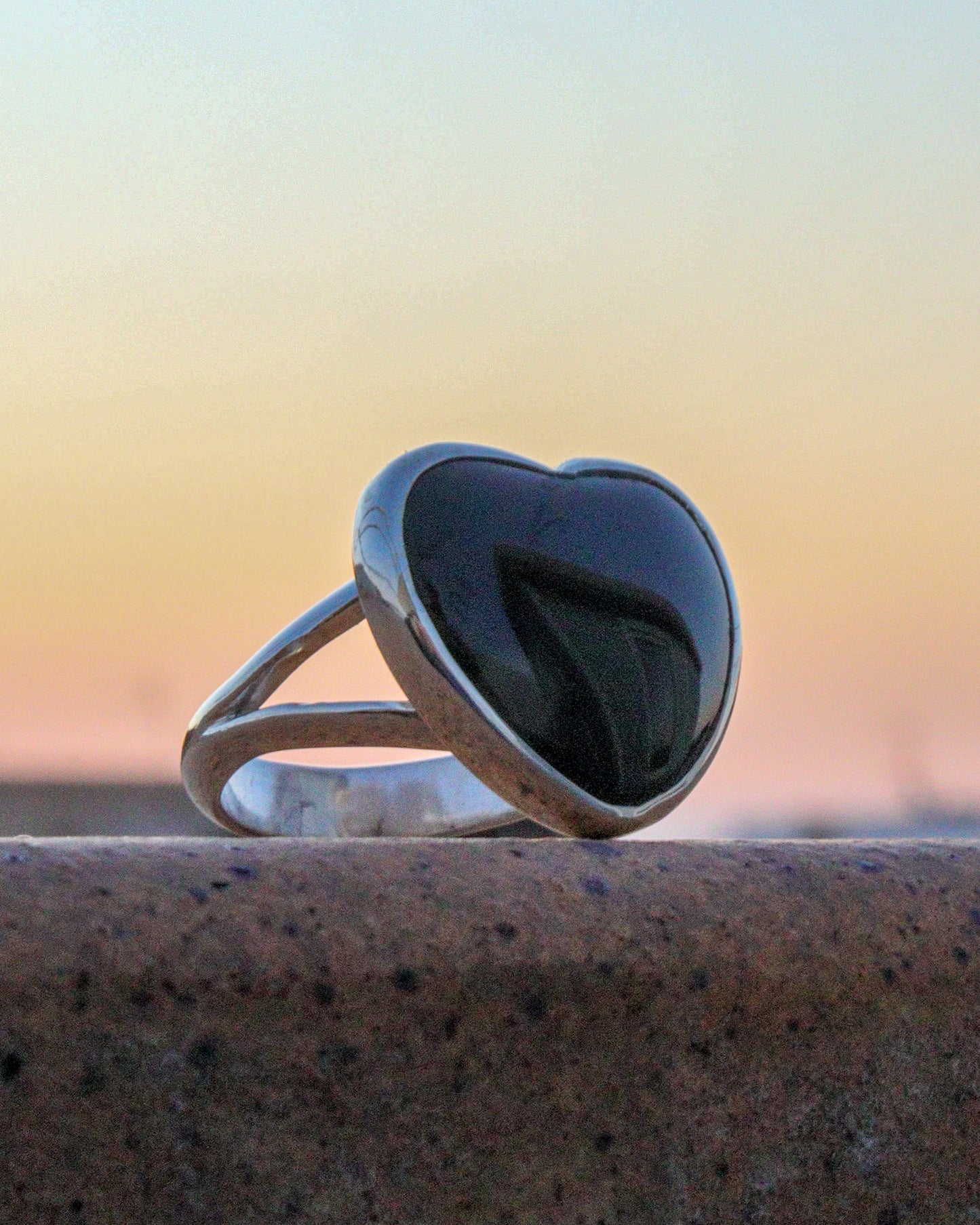 Anillo CORAZÓN | Ónix