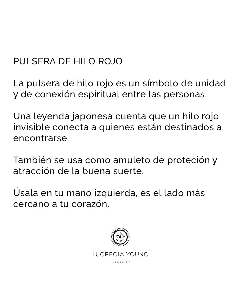 Pulsera de HILO ROJO - oro 9k
