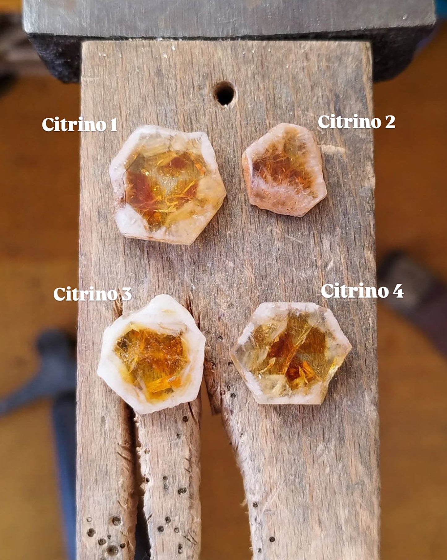 Anillo RODAJA DE CITRINO