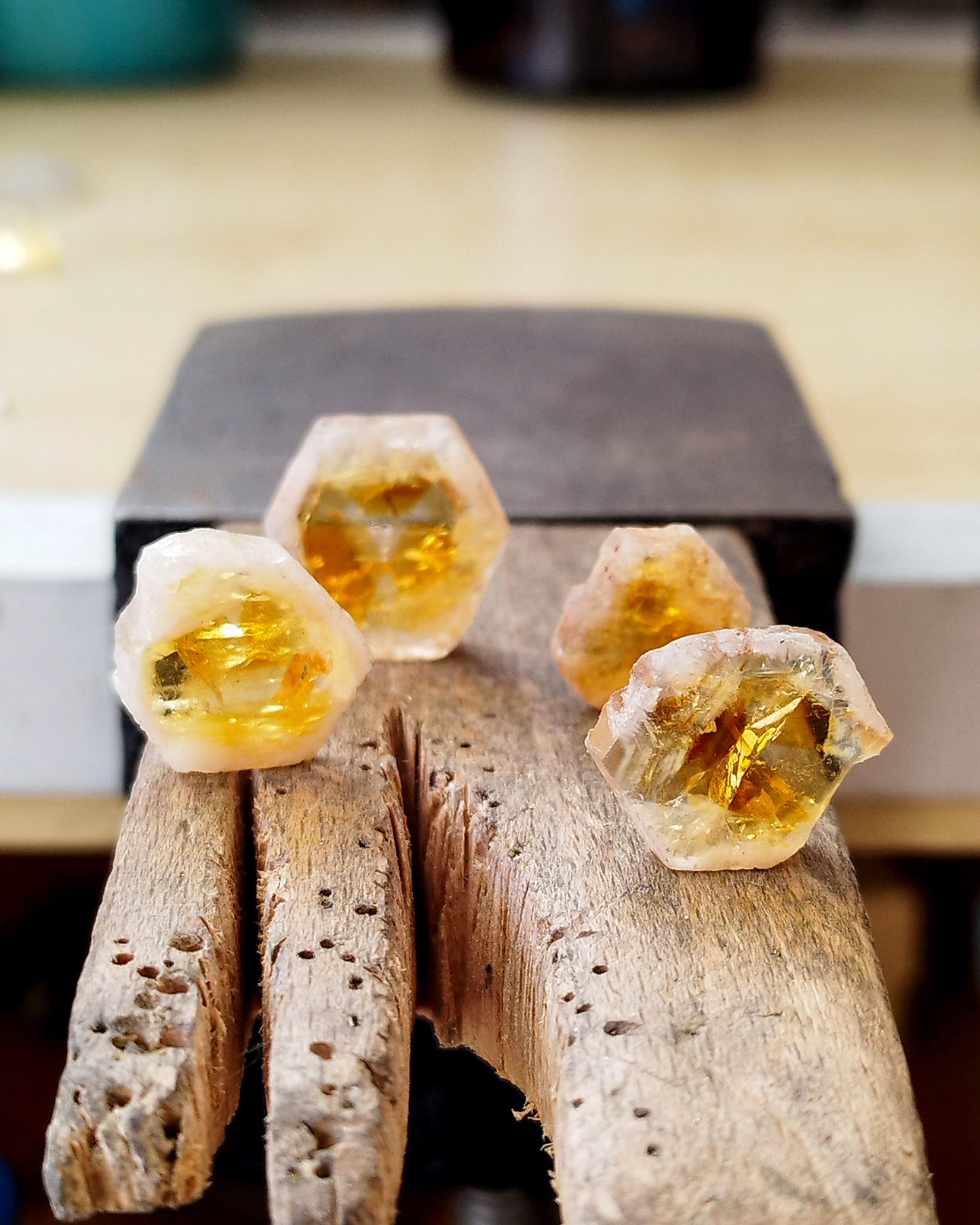 Anillo RODAJA DE CITRINO