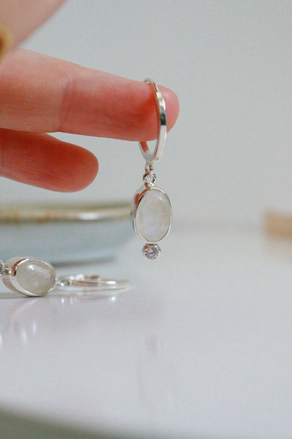 Pendientes PIEDRA LUNA & CIRCONITA