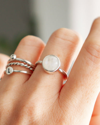 Anillo DIÁFANO | Piedra luna