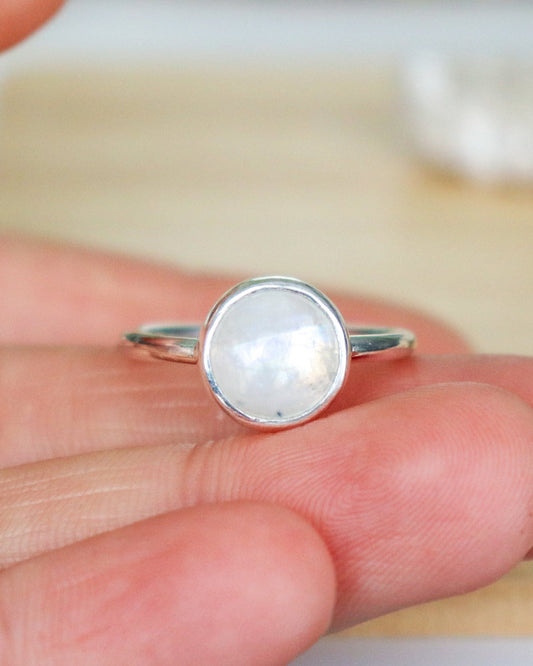 Anillo DIÁFANO | Piedra luna