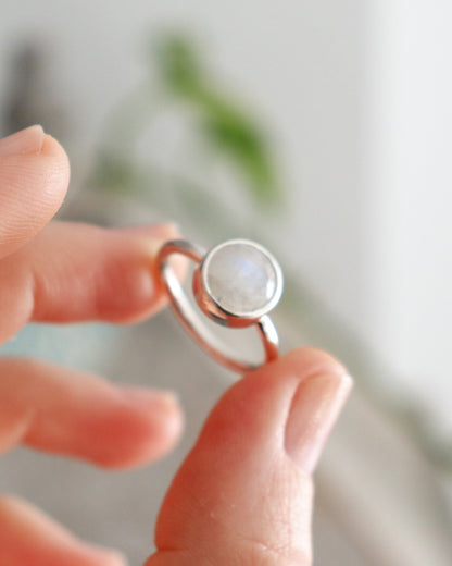 Anillo DIÁFANO | Piedra luna