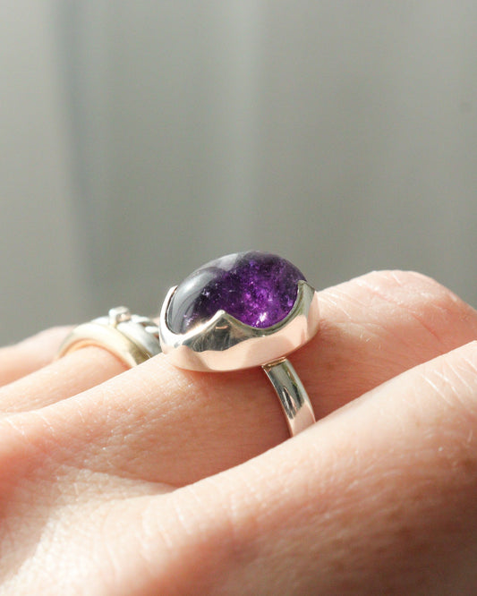 Anillo AMATISTA | ondas