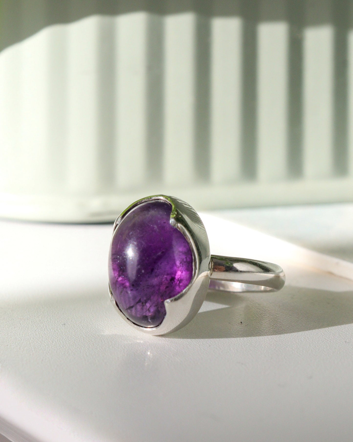 Anillo AMATISTA | ondas