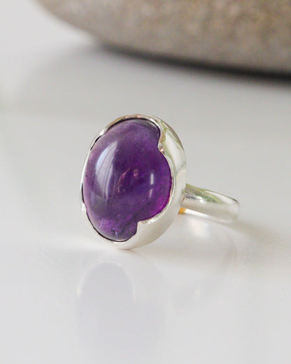 Anillo AMATISTA | ondas