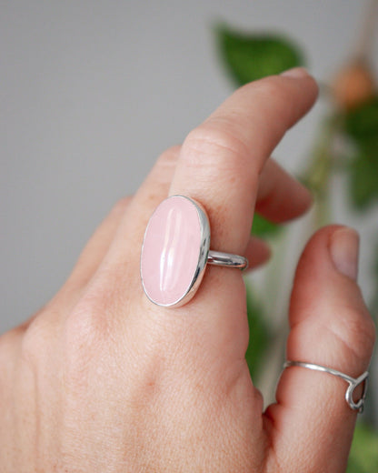 Anillo AMOR | Cuarzo rosa