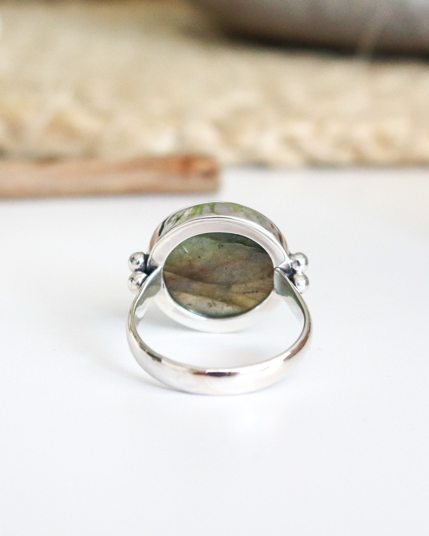 Anillo AQUA | Labradorita