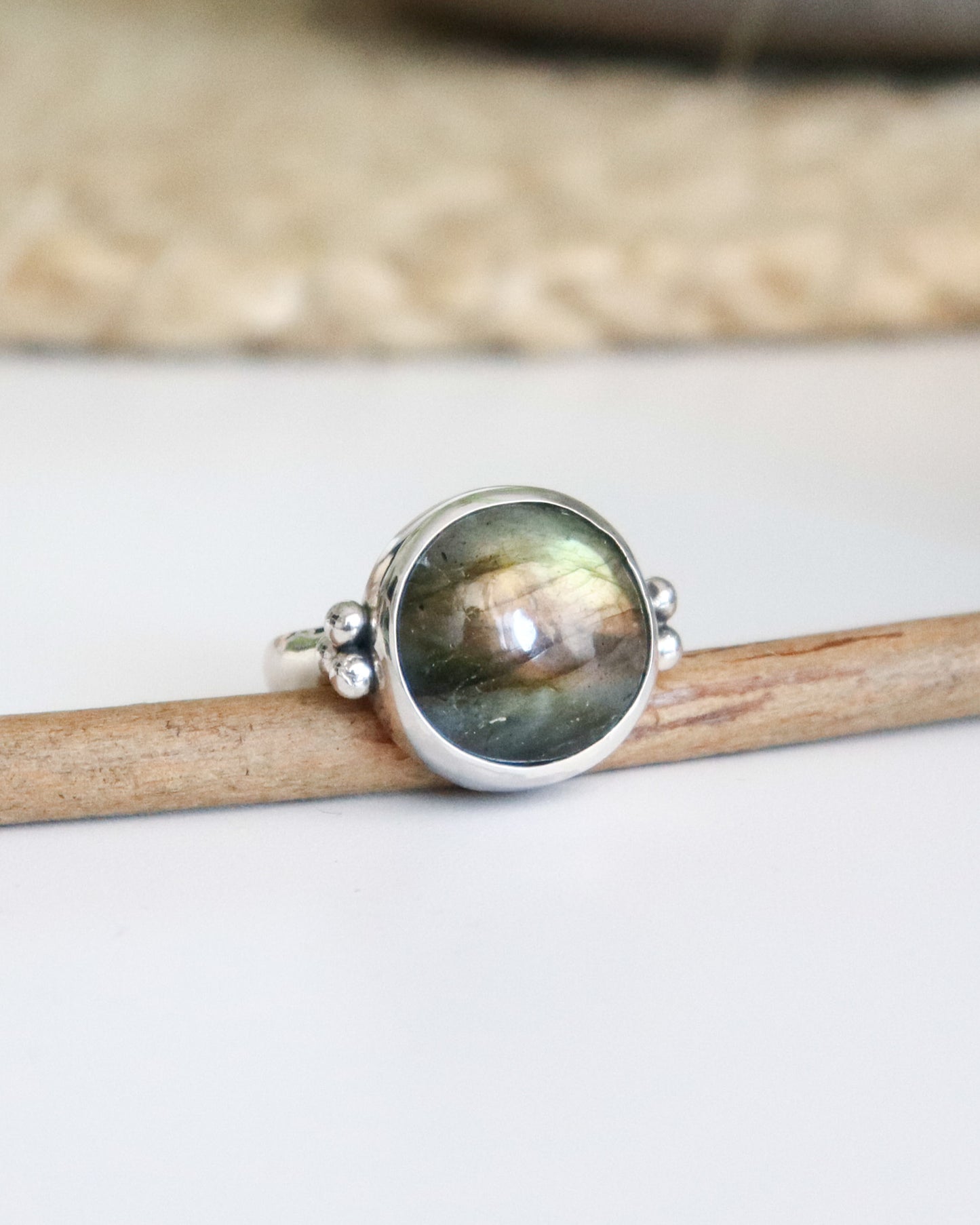 Anillo AQUA | Labradorita
