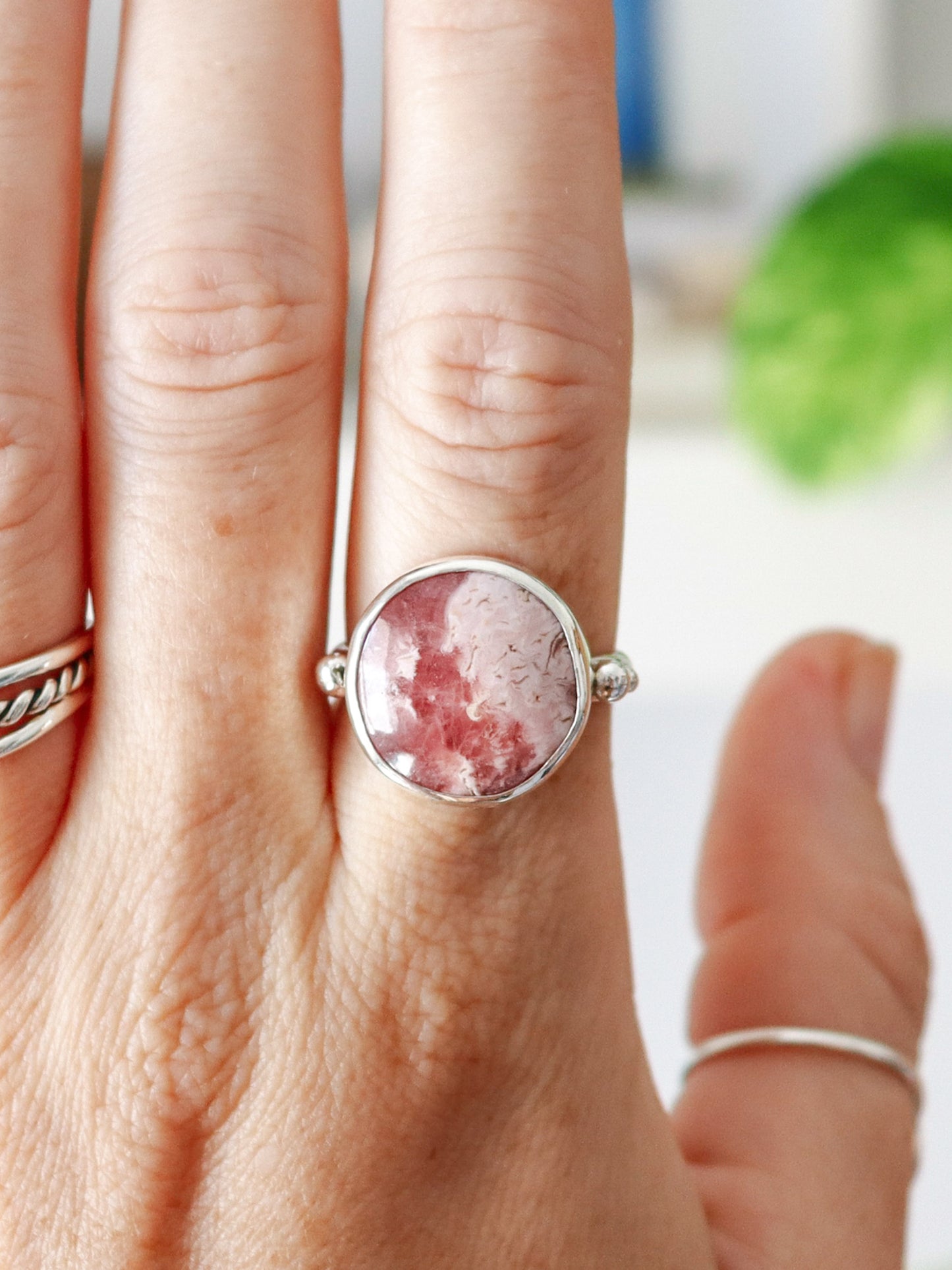 Anillo AQUA | Rodocrosita