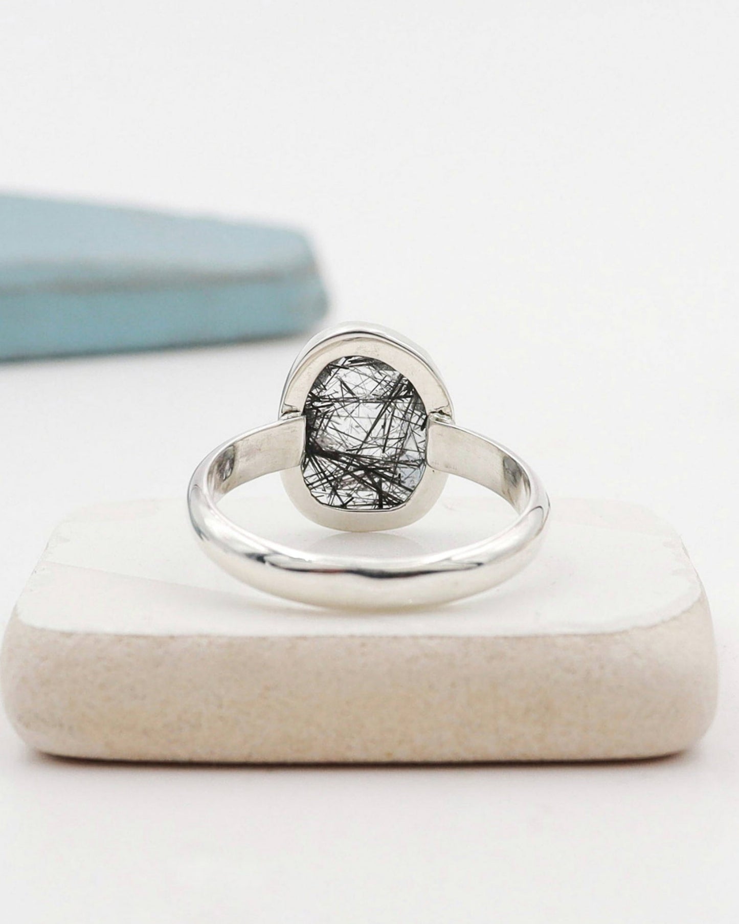 Anillo CUARZO TURMALINADO