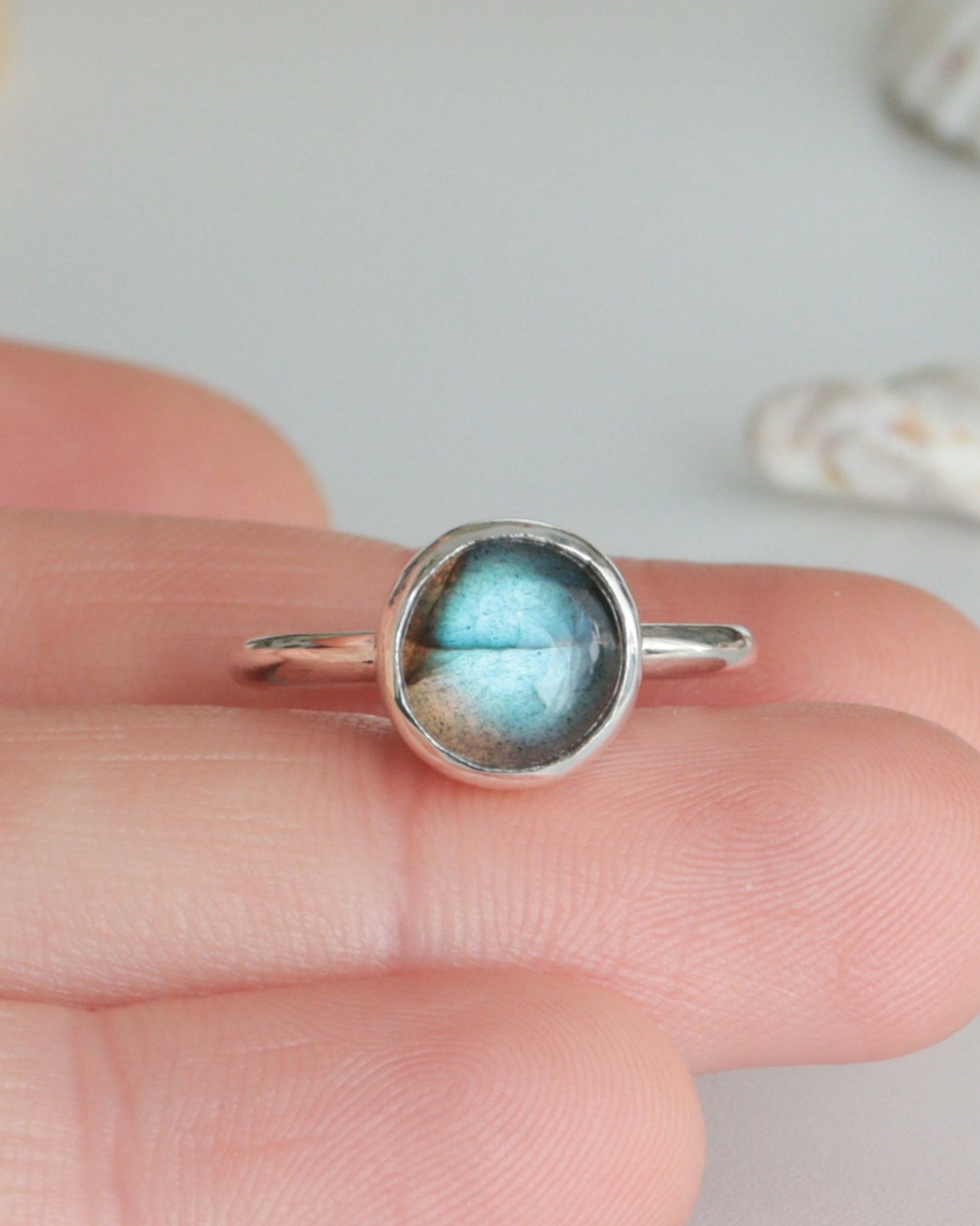 Anillo DIÁFANO | Labradorita