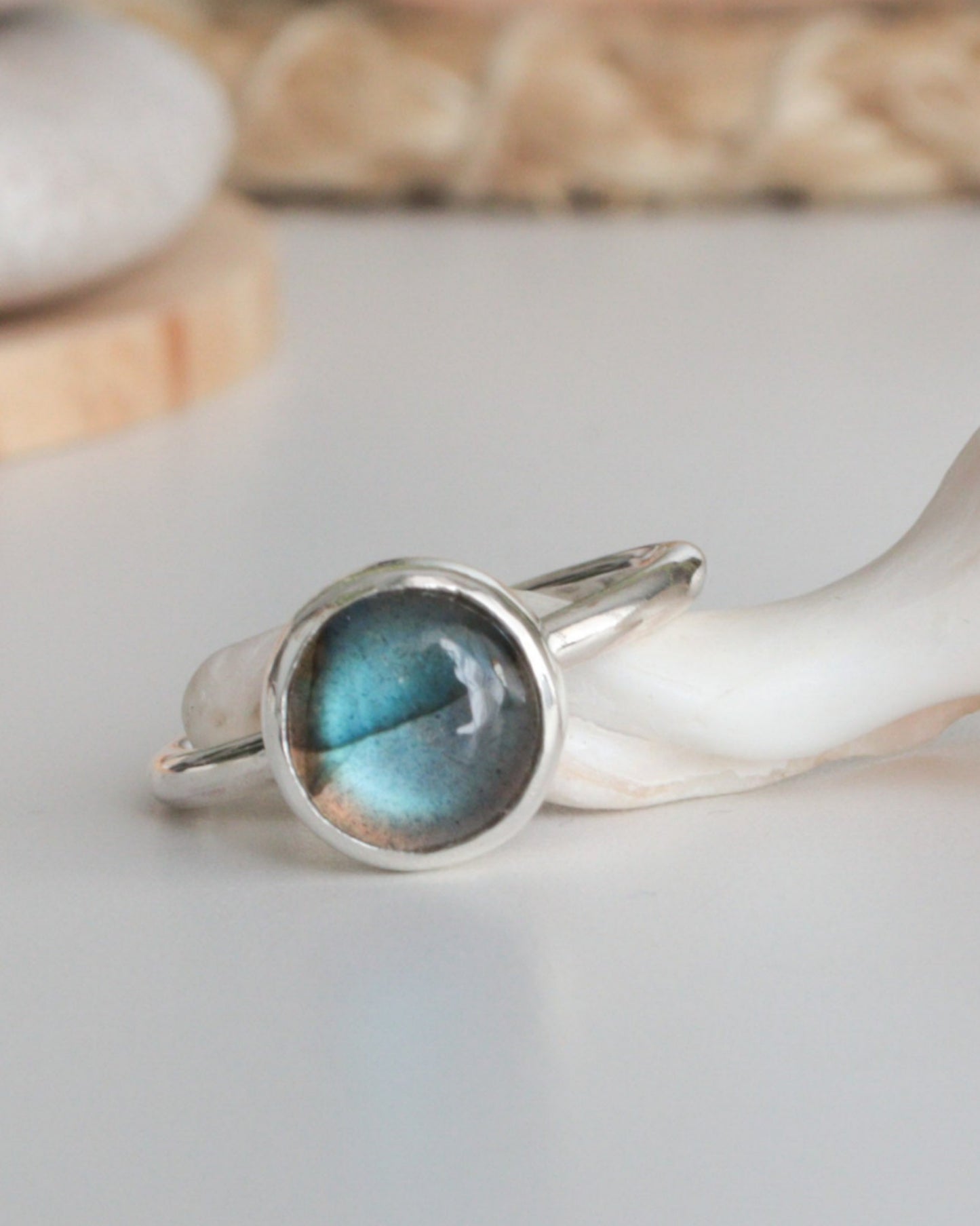 Anillo DIÁFANO | Labradorita