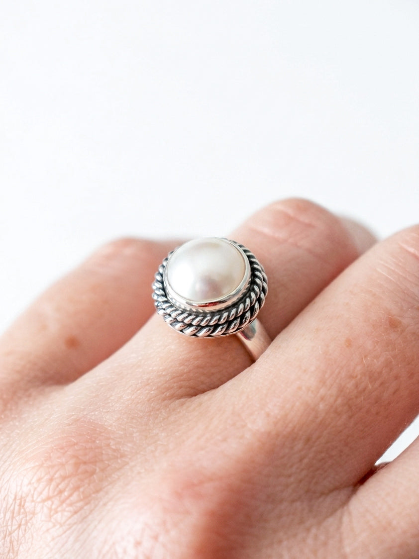 Anillo PERLA BOHO-VINTAGE
