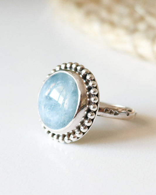 Anillo AGUAMARINA