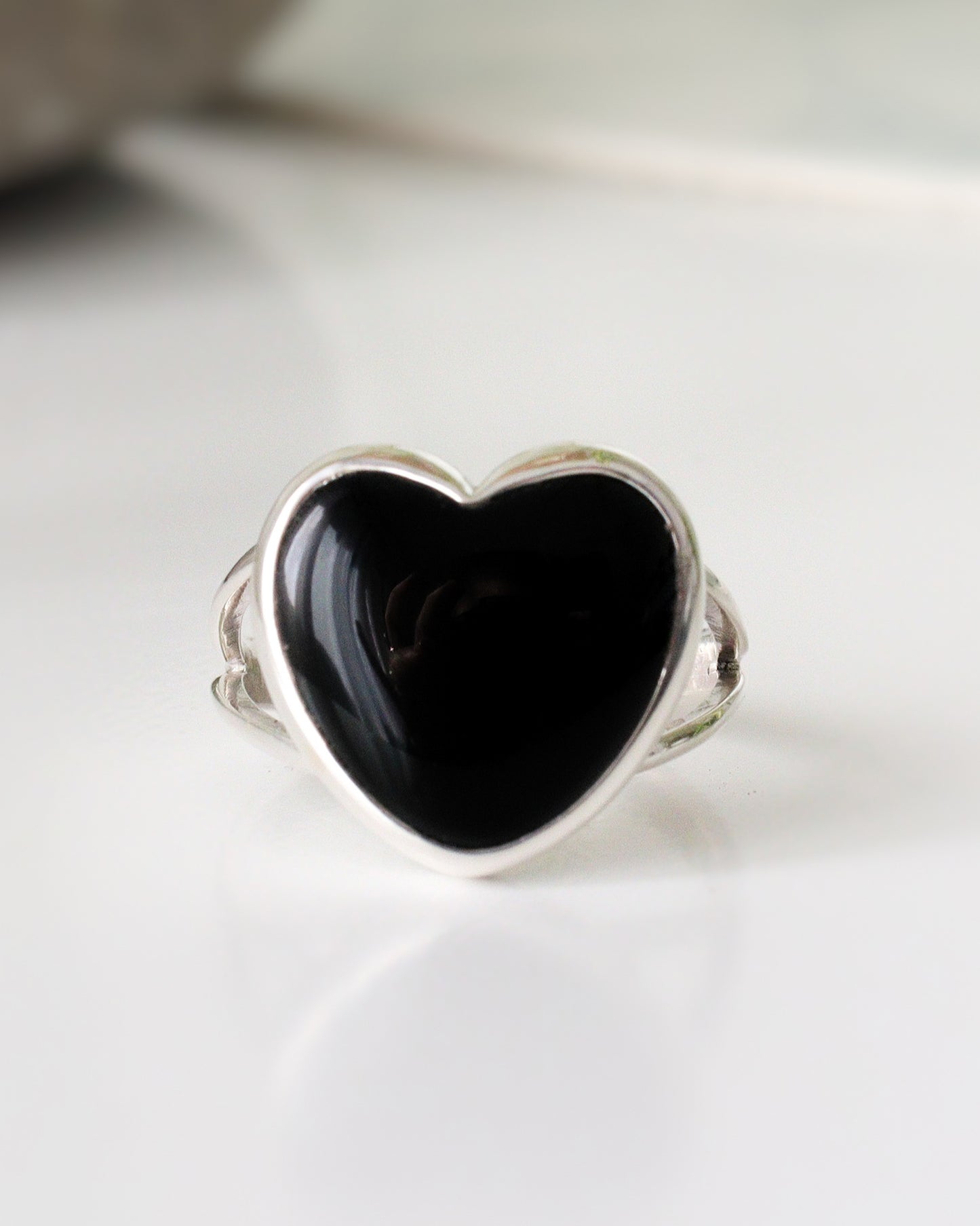 Anillo CORAZÓN | Ónix