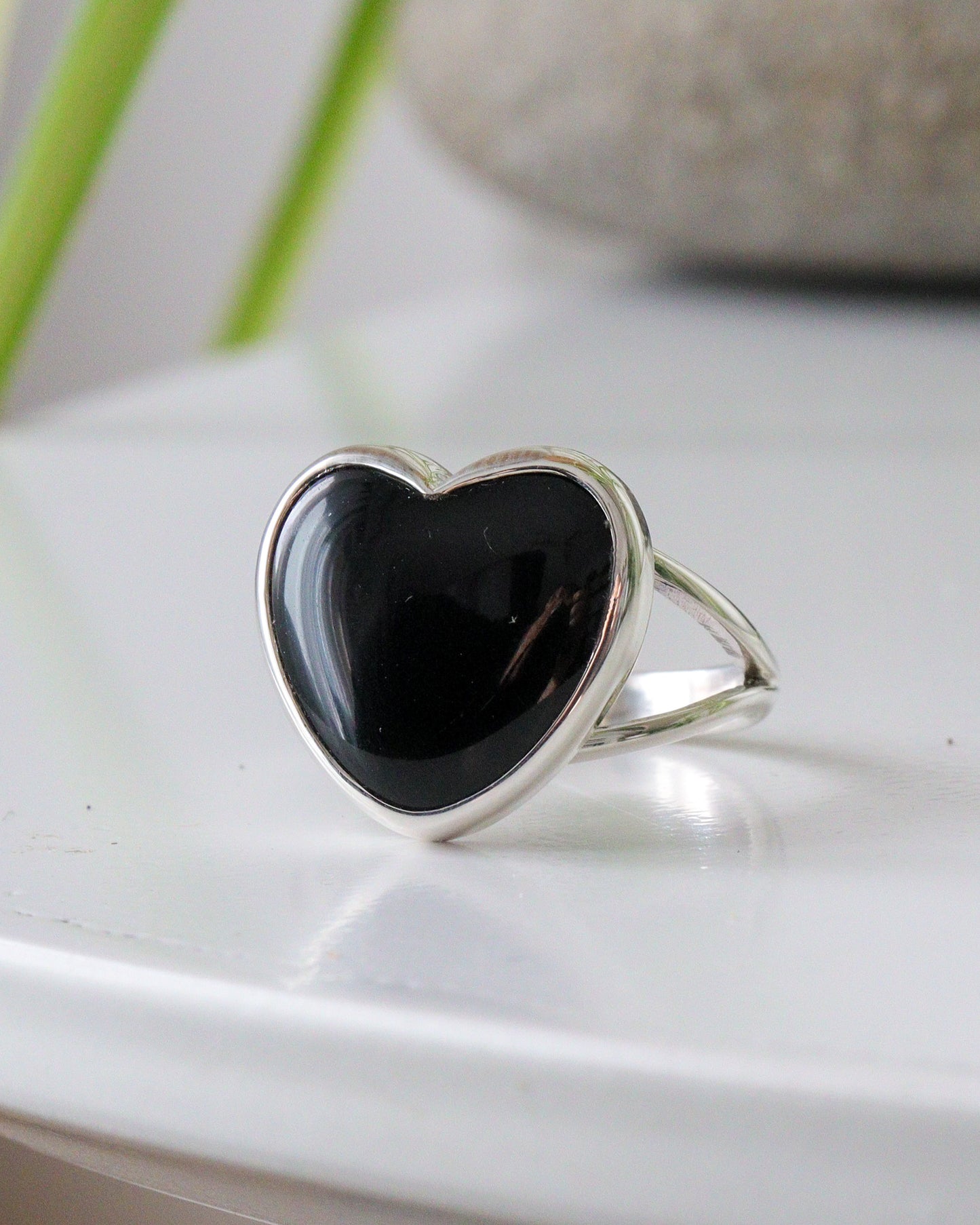 Anillo CORAZÓN | Ónix