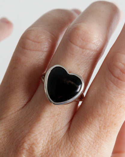 Anillo CORAZÓN | Ónix