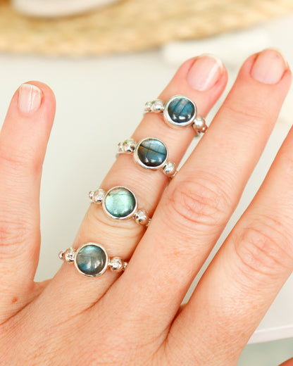 Anillo AQUA | Labradorita 2