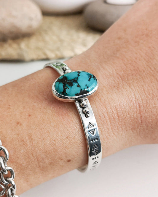 Pulsera BOHO | Turquesa tibetana
