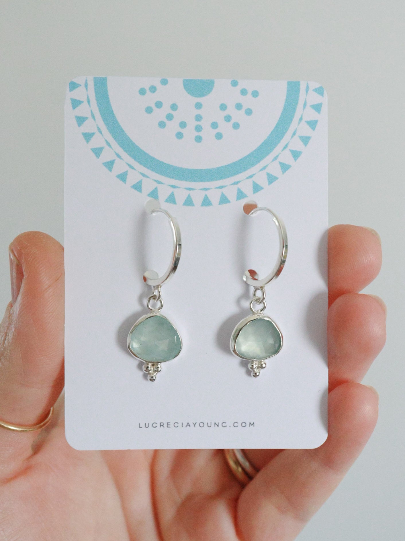 Pendientes AQUA • Aguamarina 1