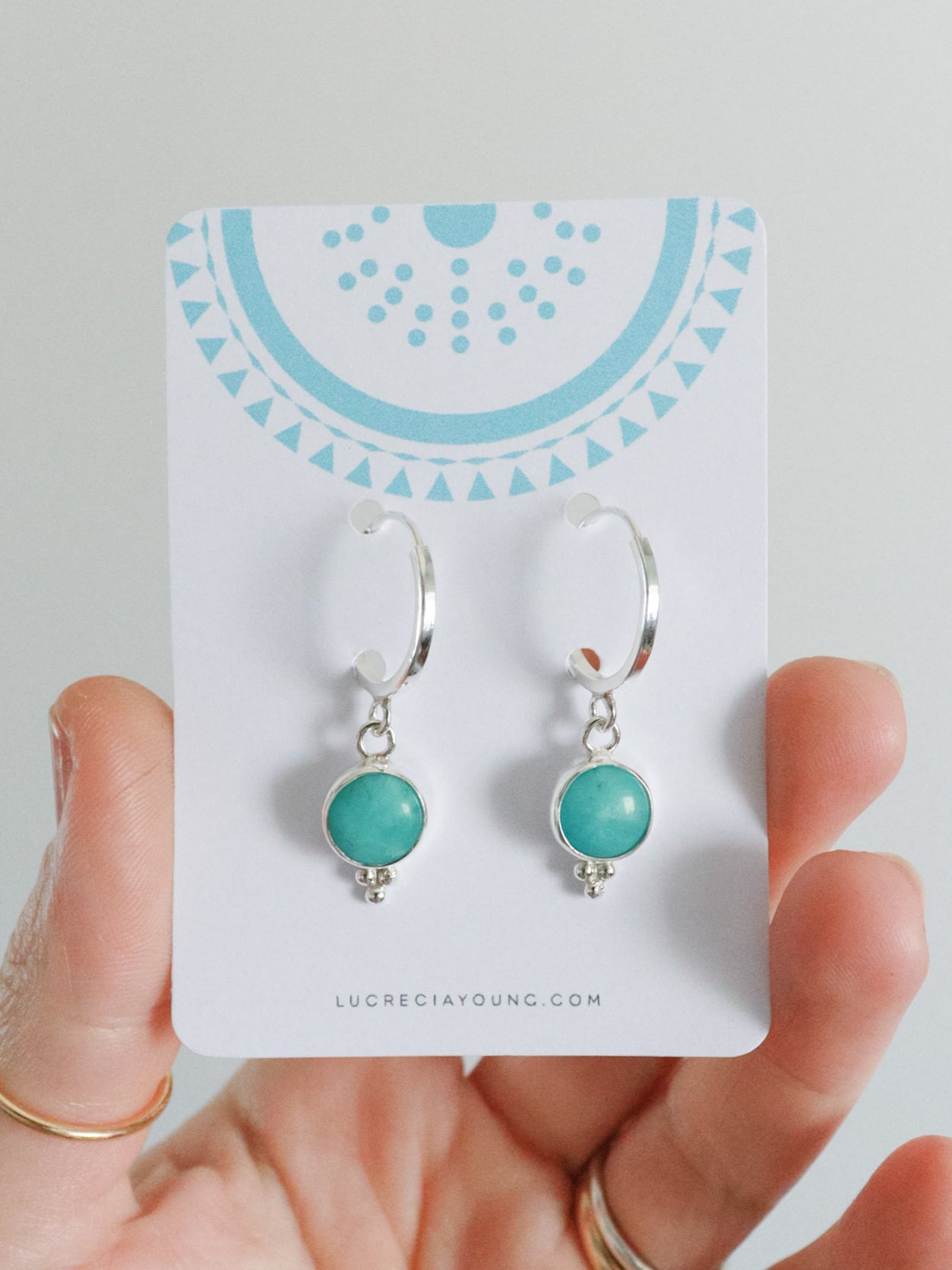 Pendientes AQUA • Amazonita
