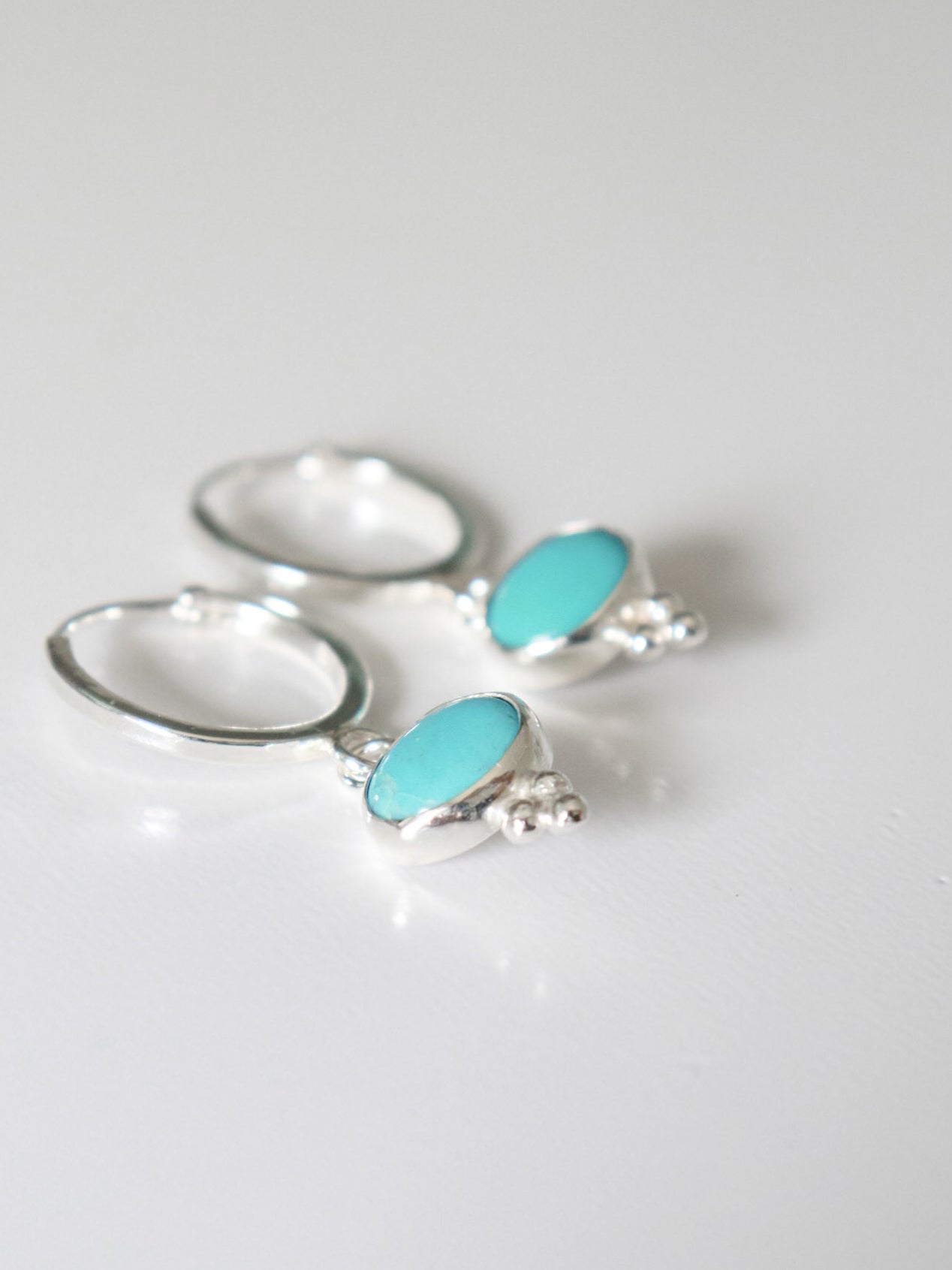 Pendientes AQUA • Turquesa Natural