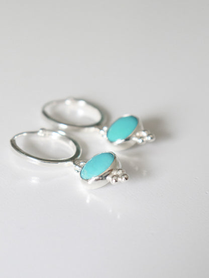 Pendientes AQUA • Turquesa Natural