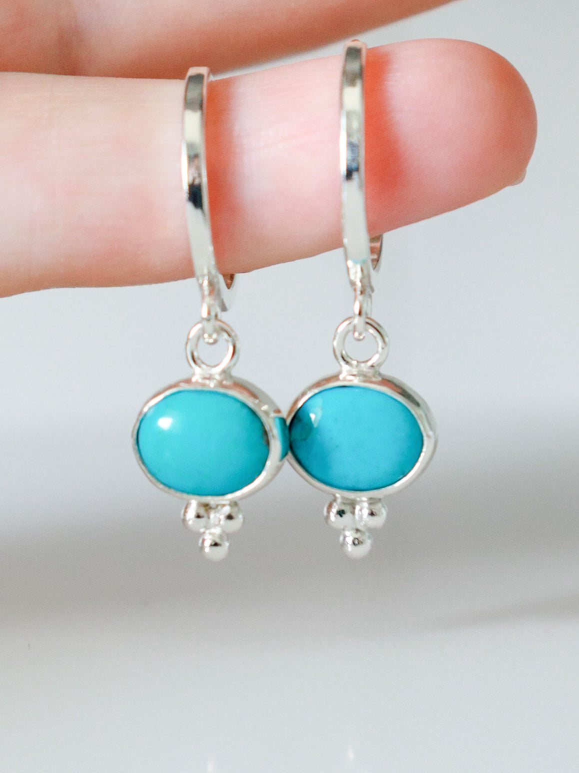 Pendientes AQUA • Turquesa Natural