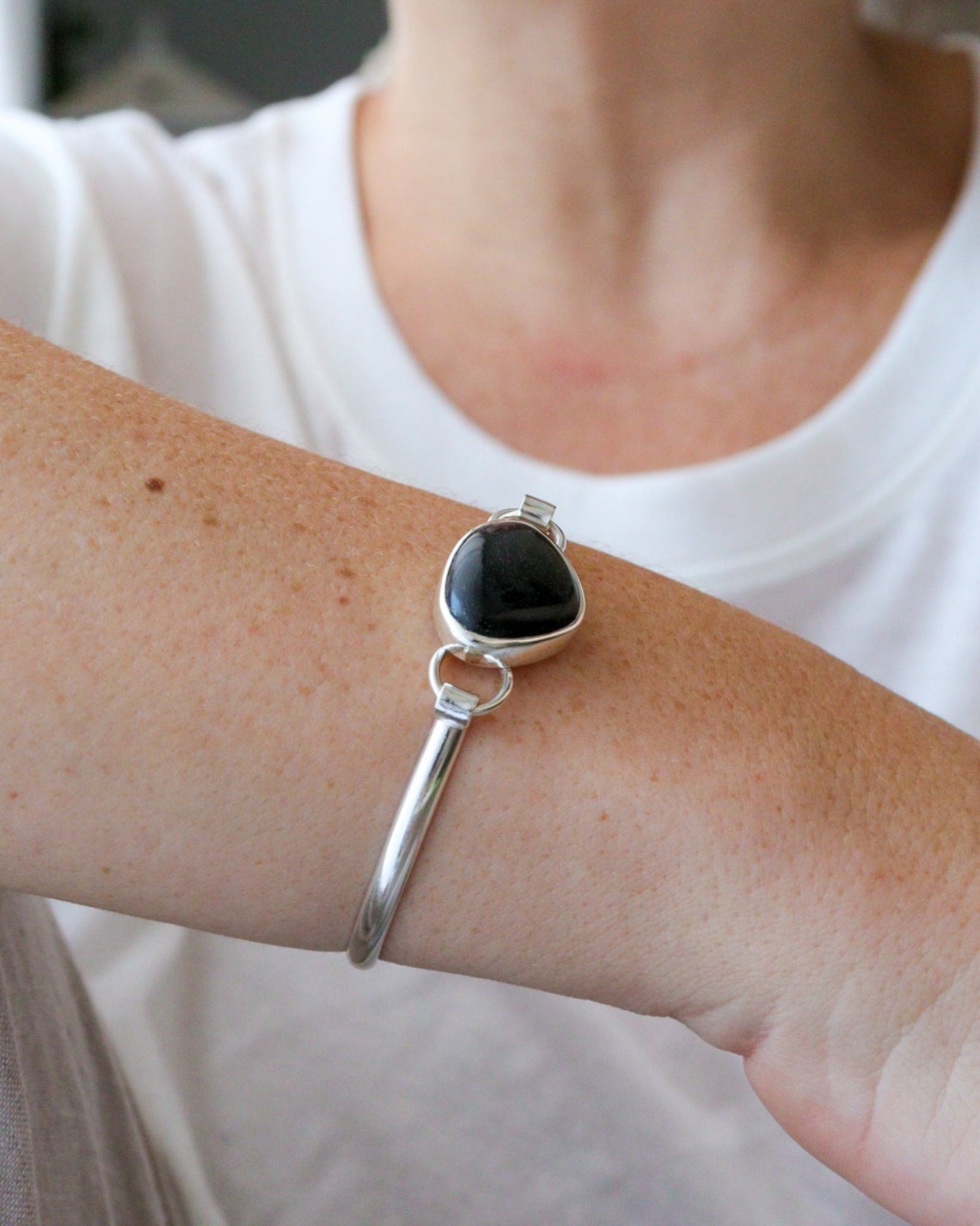Pulsera EUNOIA | Obsidiana dorada