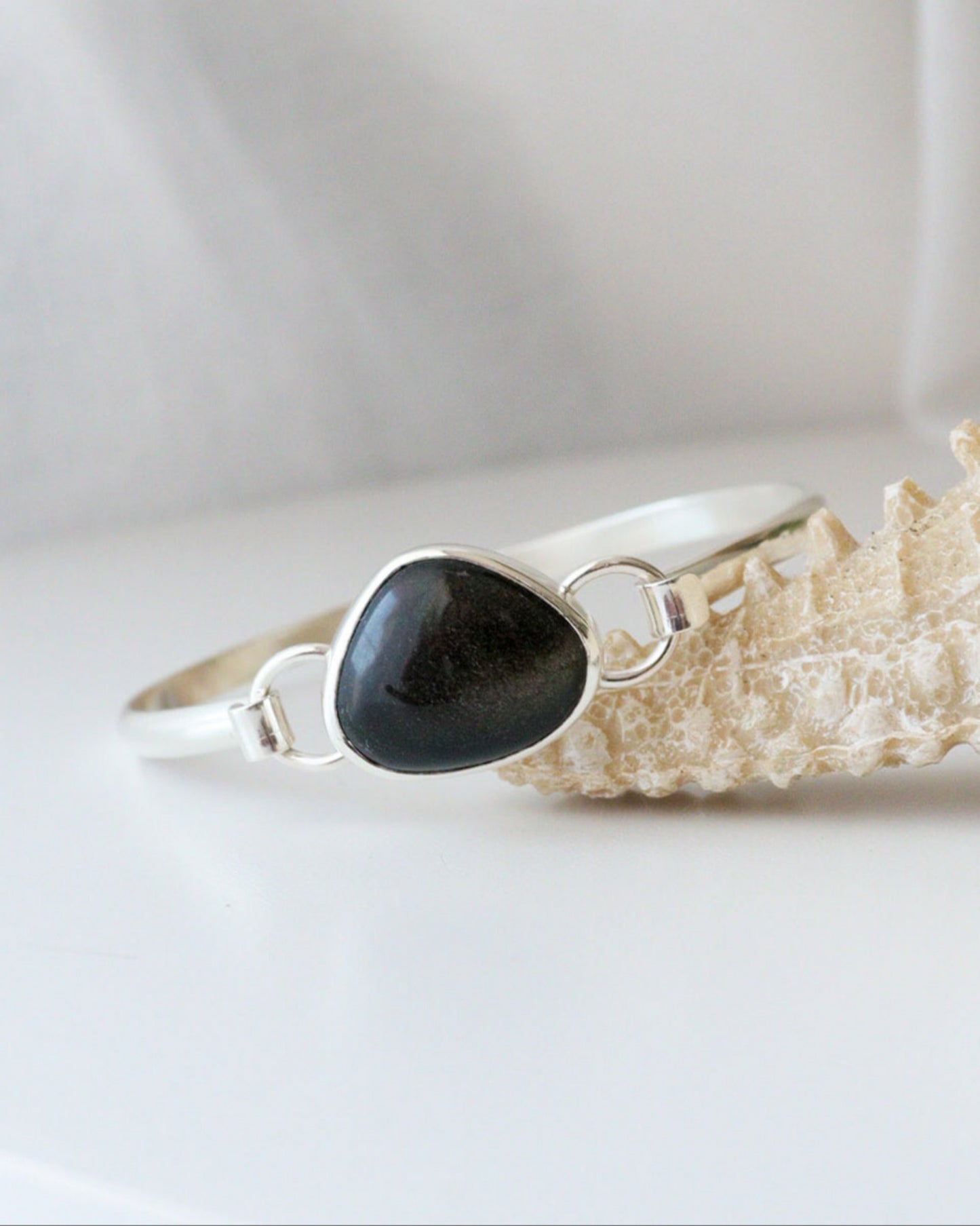 Pulsera EUNOIA | Obsidiana dorada