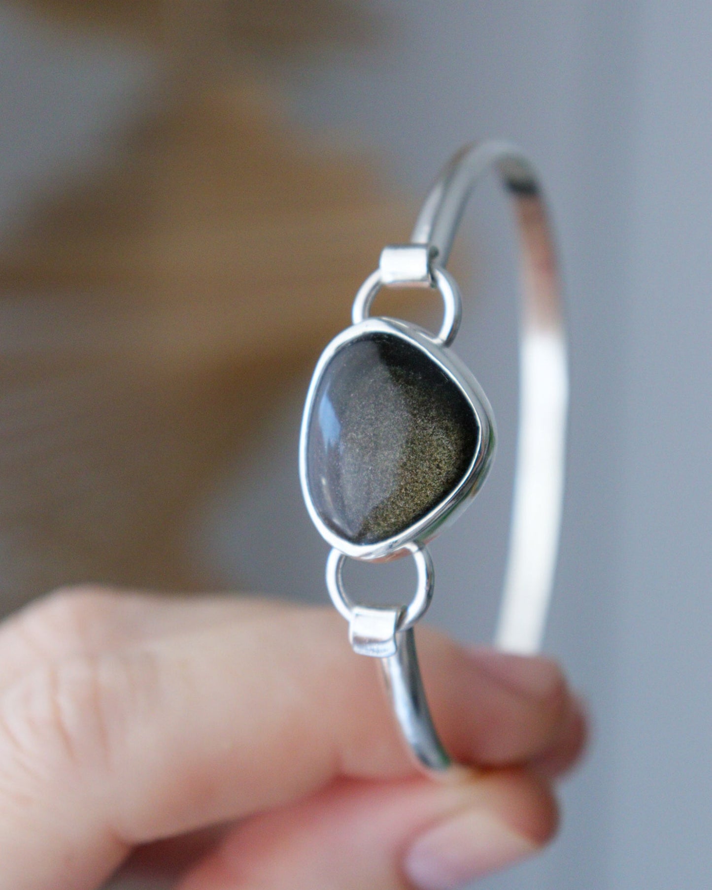 Pulsera EUNOIA | Obsidiana dorada
