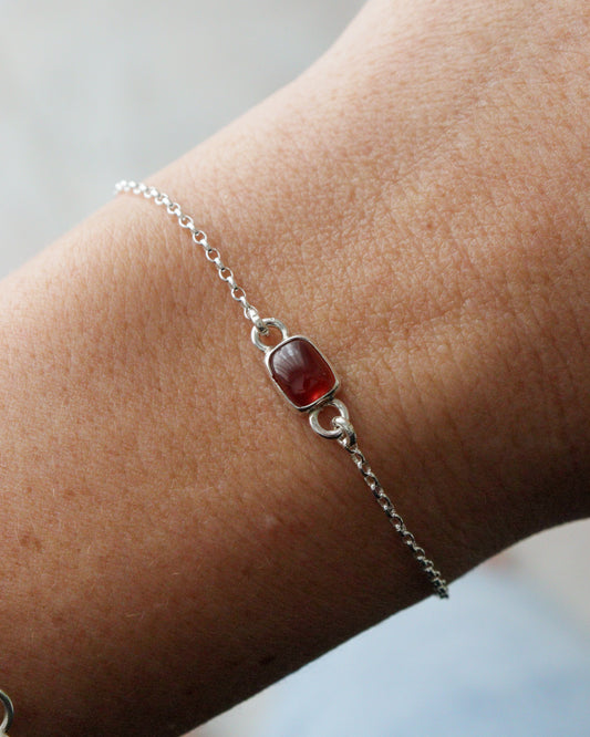 Pulsera GRANATE RECTANGULAR