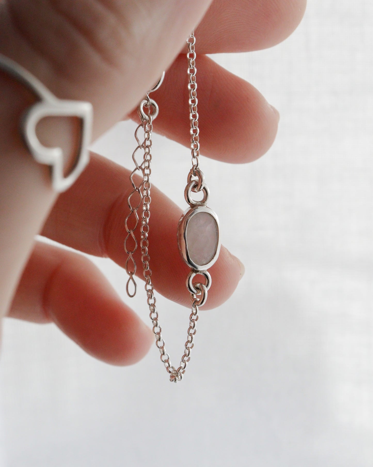 Pulsera PIEDRA LUNA FACETADA