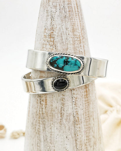 Pulseras MERI | Turquesa y Ónix