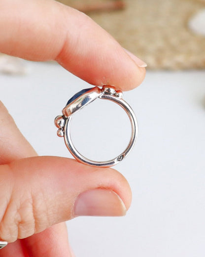Anillo AQUA | Cianita azul